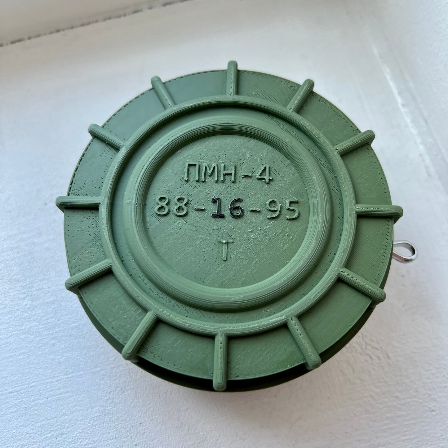 3D Printed Soviet PMN-4 Antipersonnel Landmine Replica