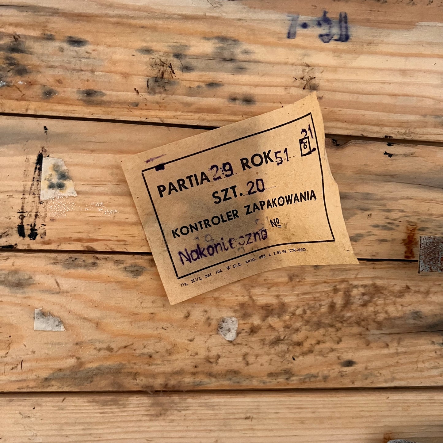 Genuine Polish Soviet F-1 Grenade Crate With 20 x 3D Printed Replica Grenades