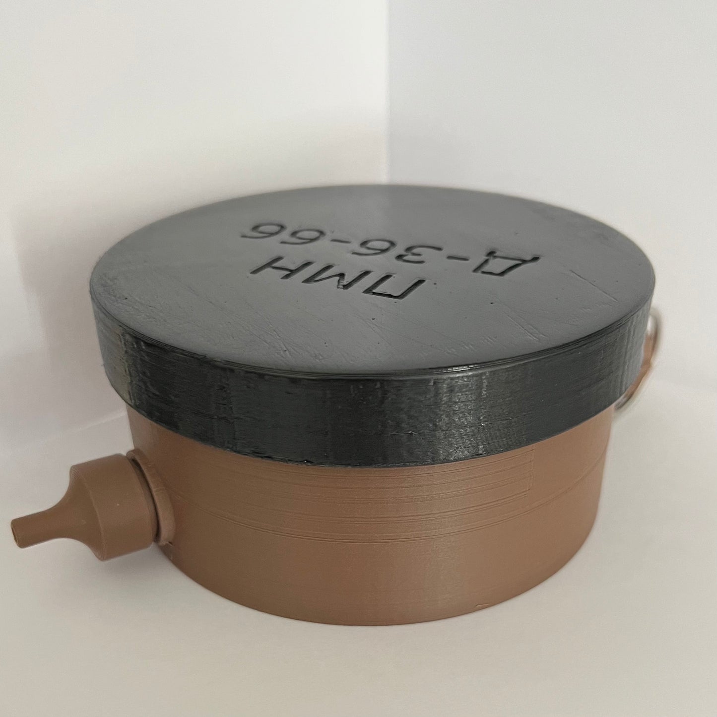 3D Printed Soviet PMN Antipersonnel Landmine Replica