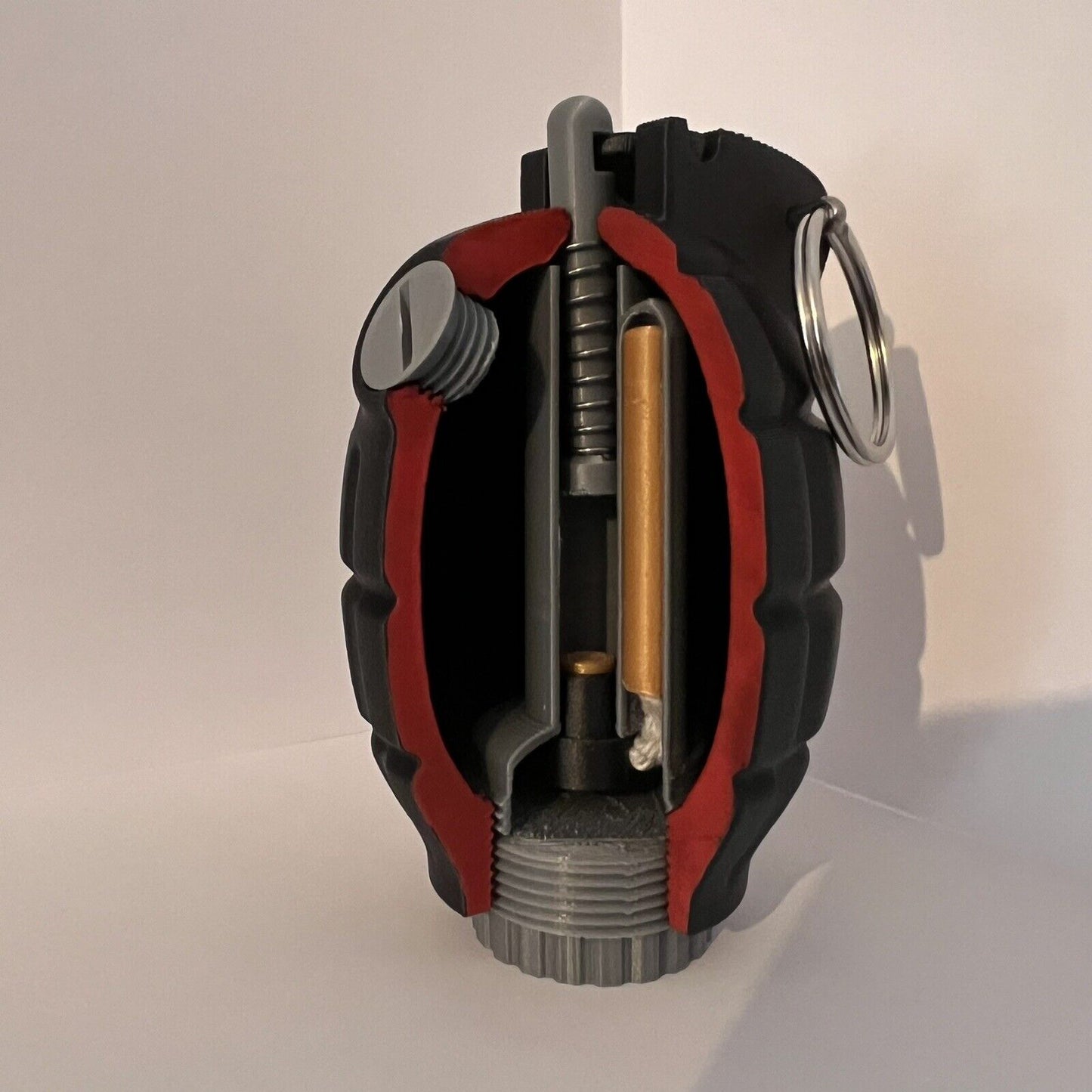 3D Printed Cutaway British No. 36 Mills Bomb Replica