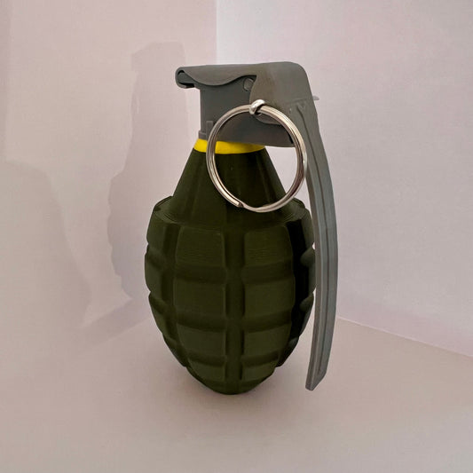 3D Printed US Mk 2 Fragmentation Grenade Replica