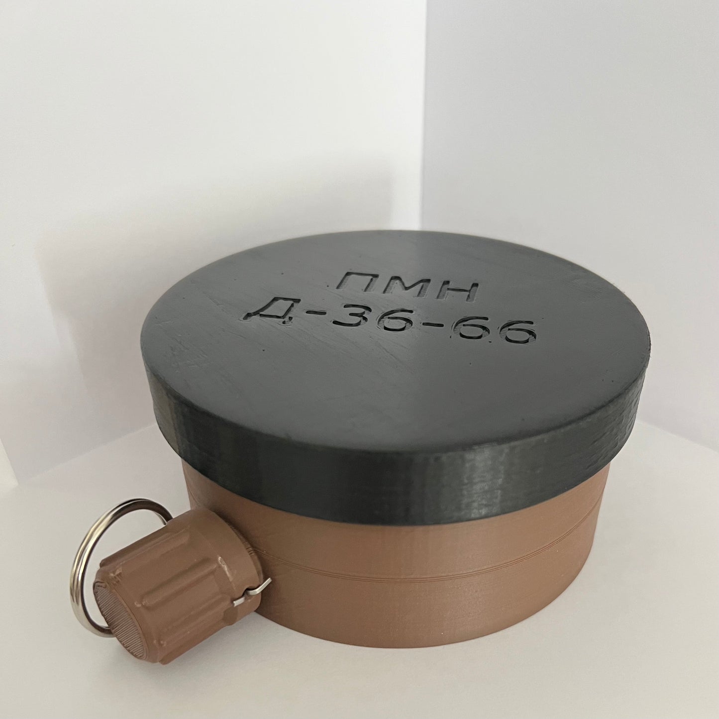 3D Printed Soviet PMN Antipersonnel Landmine Replica